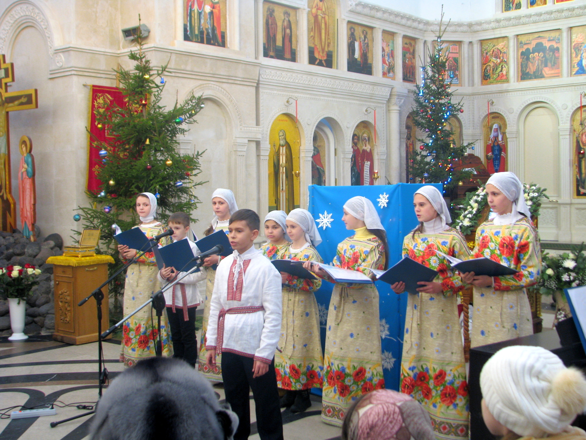 Рождество Христово на приходе Троицкого храма города Коломны (Щурово)